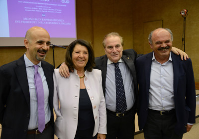 da sinistra Giovanni Lo Storto, Paola Severino, Franco Ricci e Oscar Farinetti