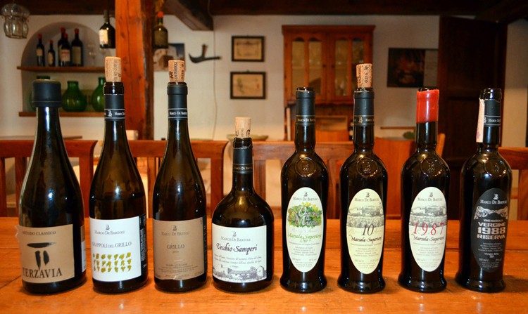 La produzione dell'azienda Marco De Bartoli La produzione dell'azienda Marco De Bartoli