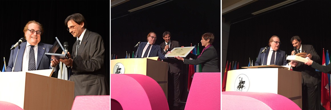 Giorgio Menna consegna il Premio Enogà a Ricci Giorgio Menna consegna il Premio Enogà a Ricci