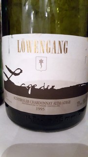 Alois Lageder Löwengang Chardonnay 1995 Alois Lageder Löwengang Chardonnay 1995