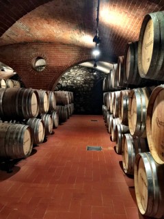 La cantina dell'azienda Querciabella La cantina dell'azienda Querciabella