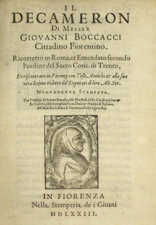 Decameron - Giovanni Boccaccio Decameron - Giovanni Boccaccio