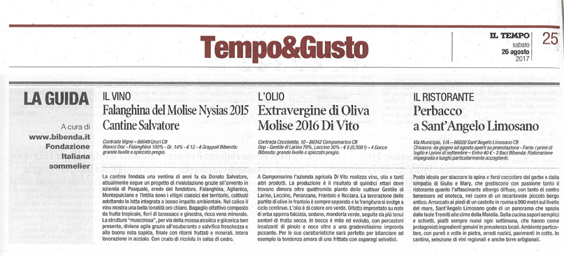 Il Tempo di Sabato 26 Agosto 2017 Il Tempo di Sabato 26 Agosto 2017
