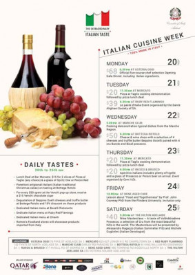 In Australia la settimana della Cucina Italiana nel Mondo In Australia la settimana della Cucina Italiana nel Mondo