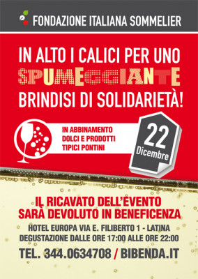 Il vino buono - Brindisi di solidarietà a Latina Il vino buono - Brindisi di solidarietà a Latina