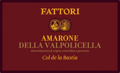 Fattori - Amarone della Valpolicella Col de La Bastìa 2017 Fattori - Amarone della Valpolicella Col de La Bastìa 2017