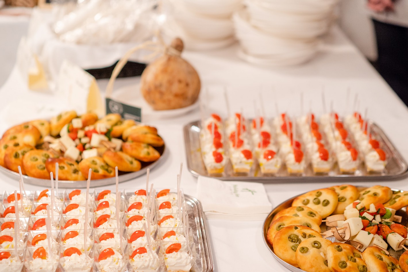 Finger food preparati dalla scuola alberghiera G. Fortunato