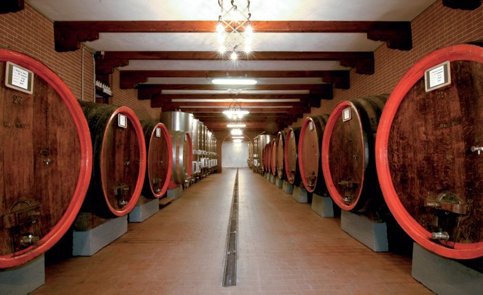 La cantina dell'azienda Bric Castelvej