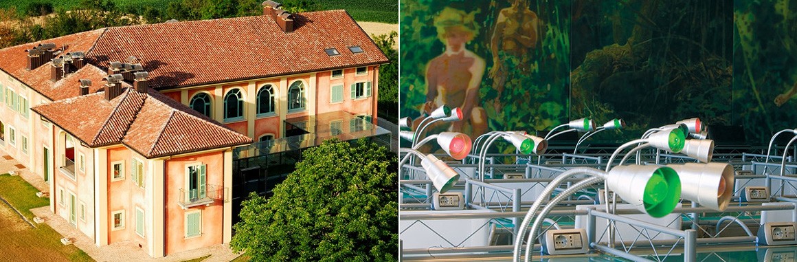 la Cascina “Meraviglia” col suo tunnel di cristallo e la sala di degustazione