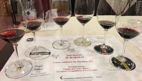 Corso sul Barolo a Genova della Fondazione Italiana Sommelier