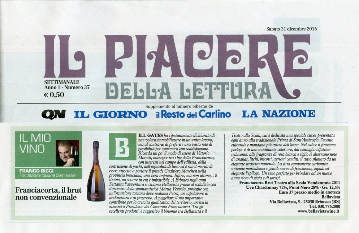 QN di Sabato 31 Dicembre 2016 - Bellavista QN di Sabato 31 Dicembre 2016 - Bellavista