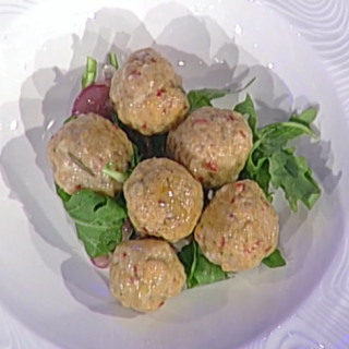 Polpette di merluzzo al vino bianco e rosmarino