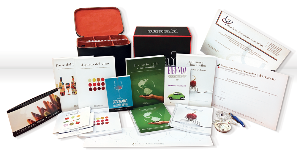 Kit del Corso di Qualificazione Professionale per Sommelier