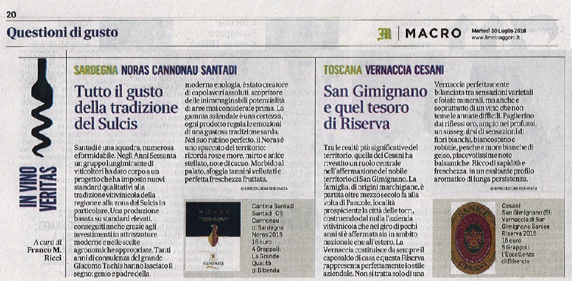 Il Messaggero di Martedì 30 Luglio 2019 / Cesani Il Messaggero di Martedì 30 Luglio 2019 / Cesani