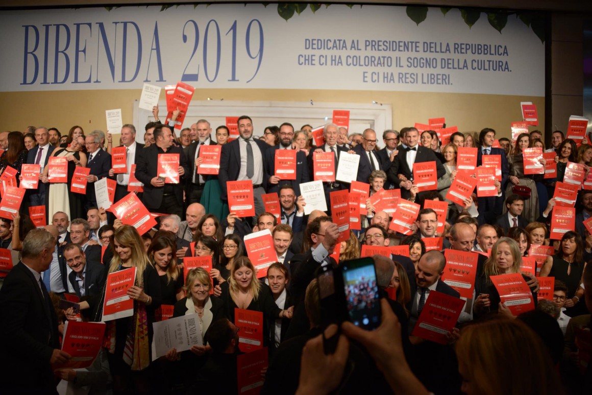 I Produttori premiati alla presentazione della Guida Bibenda 2019