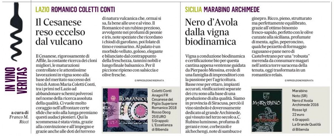 Il Messaggero del 19 ottobre 2021