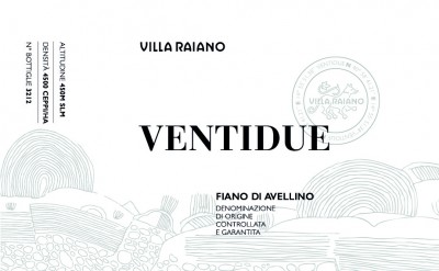 Villa Raiano - Fiano di Avellino Ventidue 2019