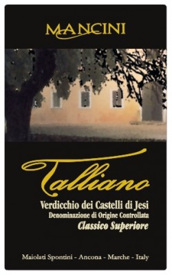 Mancini - Verdicchio dei Castelli di Jesi Classico Superiore Villa Talliano 2020