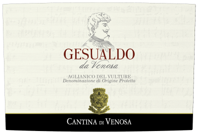 Cantina di Venosa - Aglianico del Vulture Gesualdo da Venosa 2019 Cantina di Venosa - Aglianico del Vulture Gesualdo da Venosa 2019