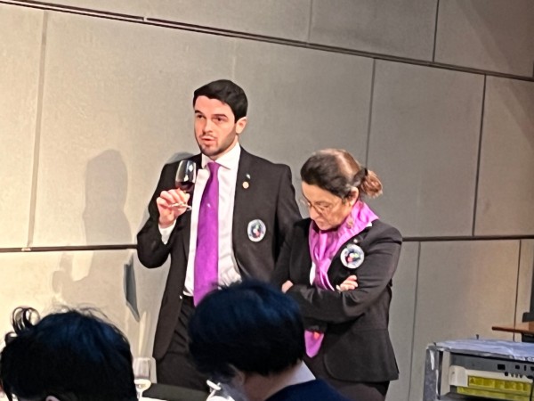 Antonella Anselmo ed Edoardo Lemme Docenti di Fondazione Italiana Sommelier a Tokyo 2023