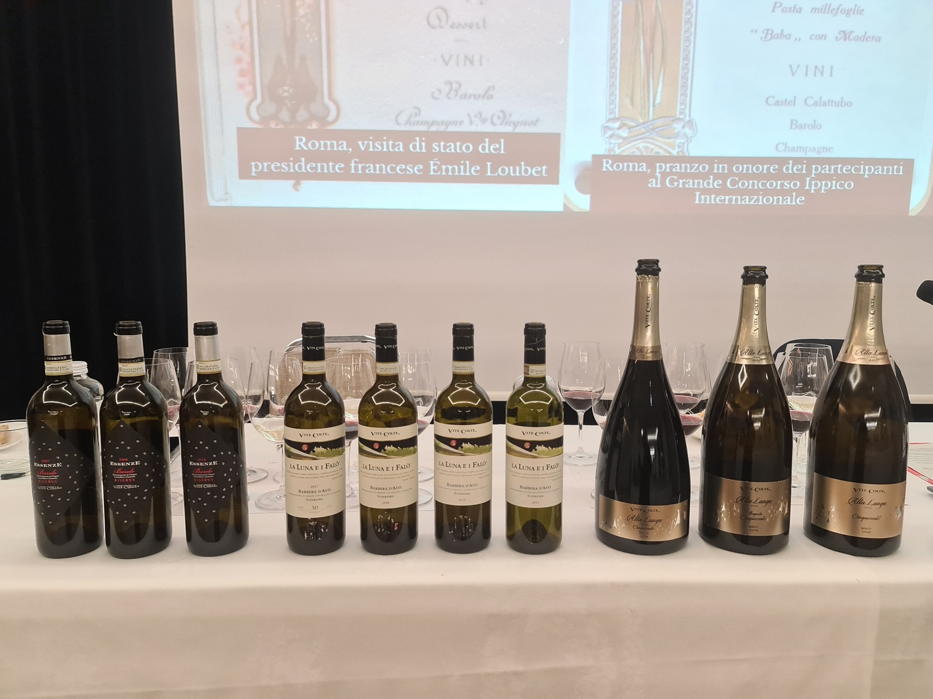 Le etichette in degustazione Le etichette in degustazione
