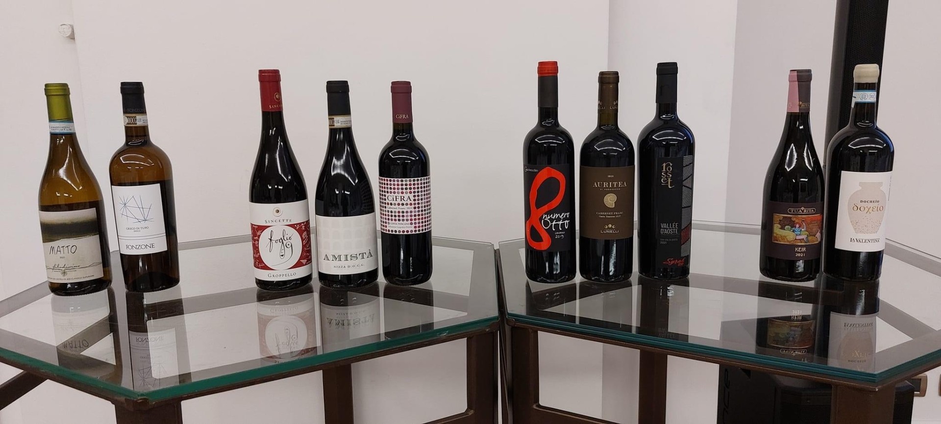 Le etichette in degustazione Le etichette in degustazione