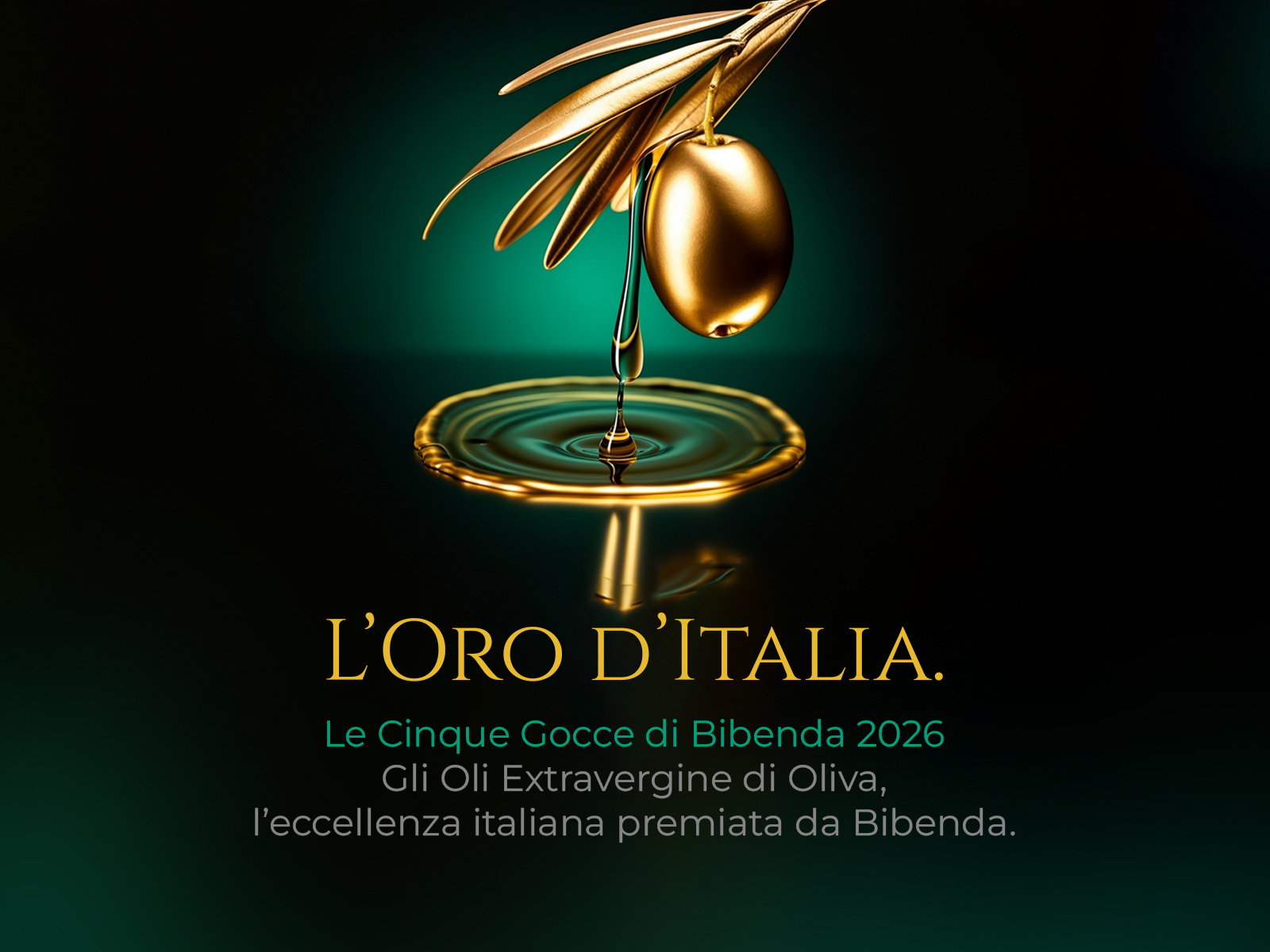 I Migliori Oli d'Italia di Bibenda 2026