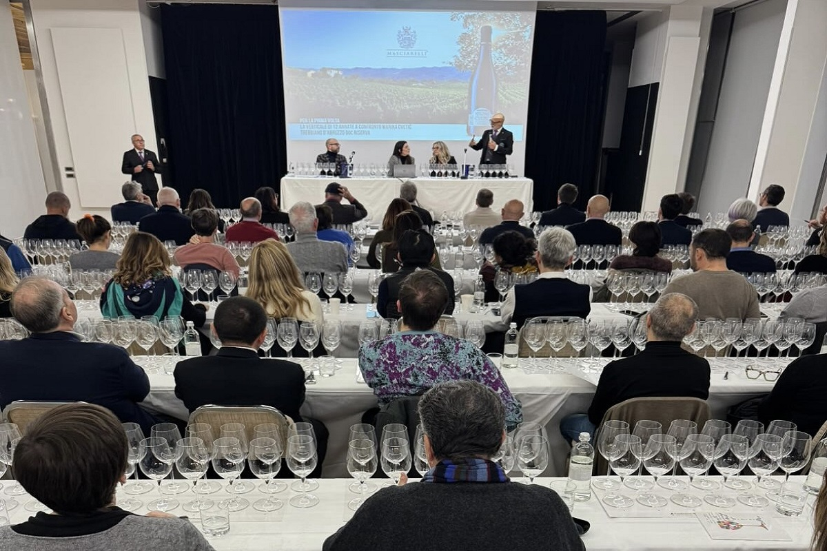 Gli ospiti in sala Michelangelo