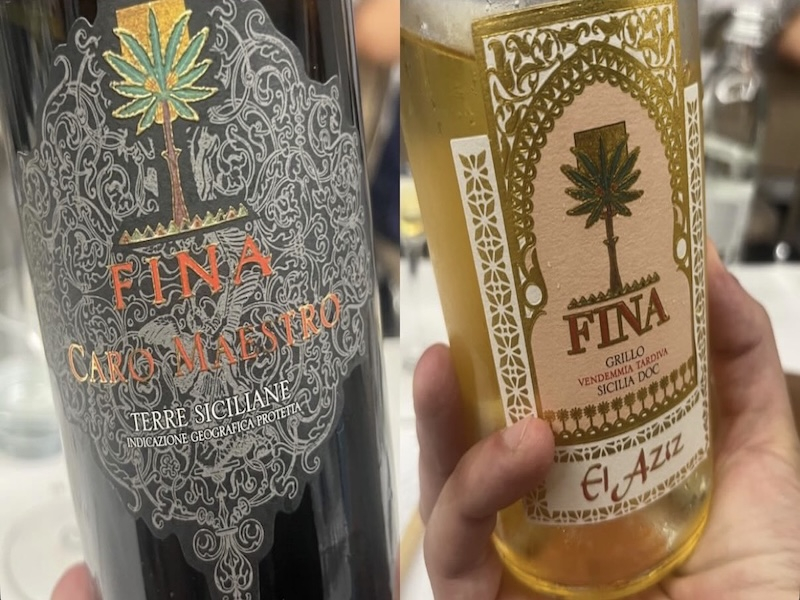 I vini in degustazione - prima batteria