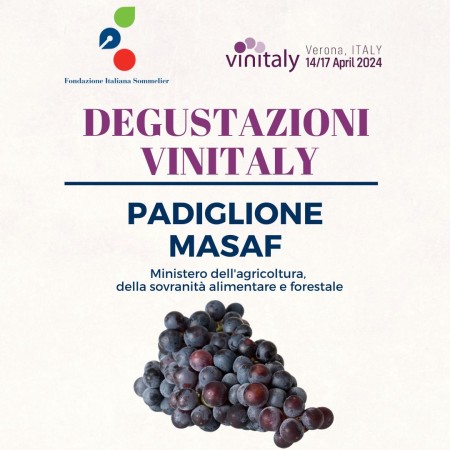 DEGUSTAZIONI VINITALY 2024 PRESSO IL PADIGLIONE MASAF