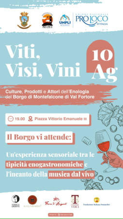 IL Borgo vi attende: VITI, VISI, VINI
