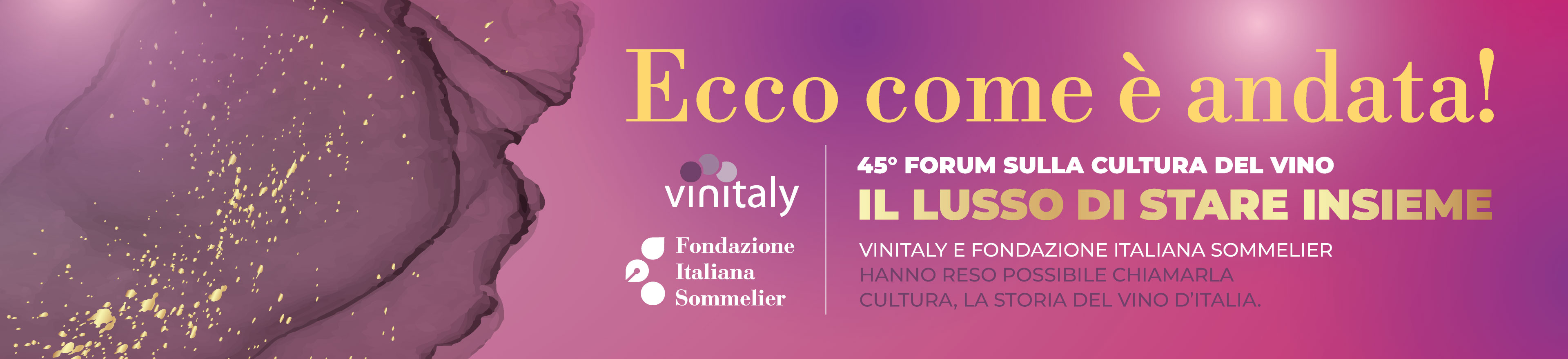 45 Forum Cultura Vino - Resoconto