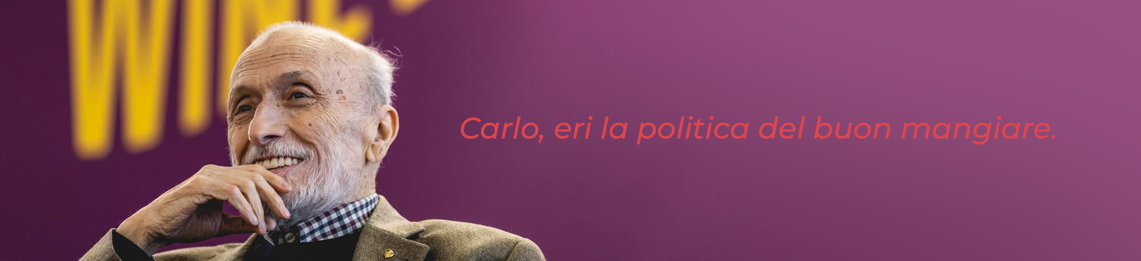 Carlo Petrini ©slowfood