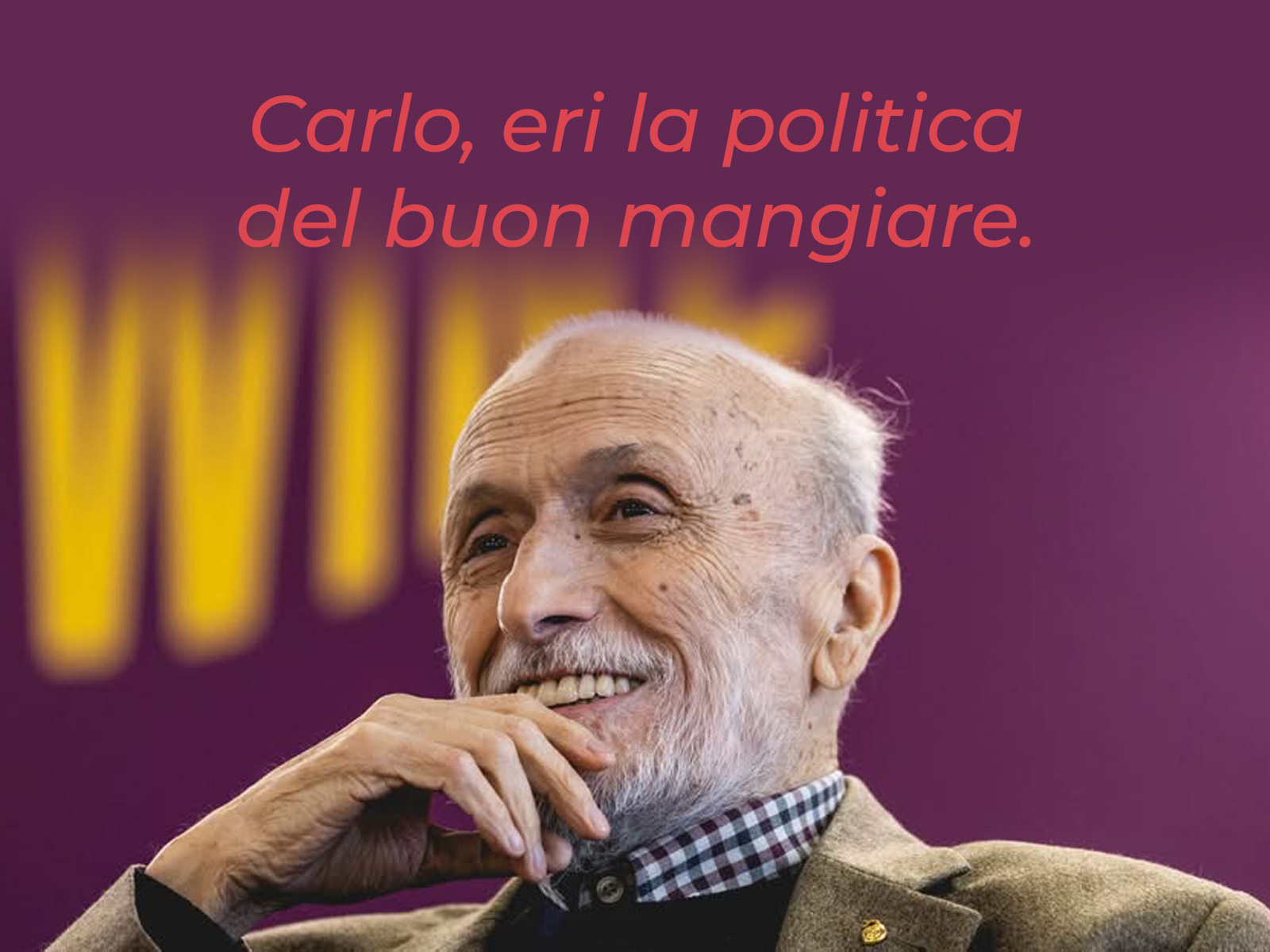 Carlo Petrini ©slowfood
