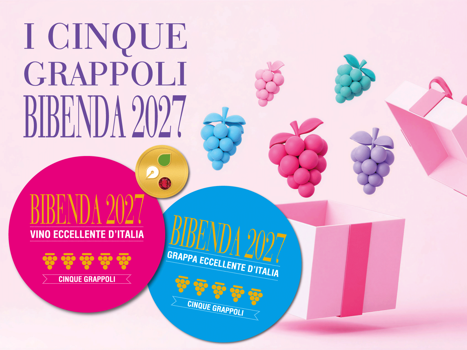5 GRAPPOLI 2027 - VINO E GRAPPA